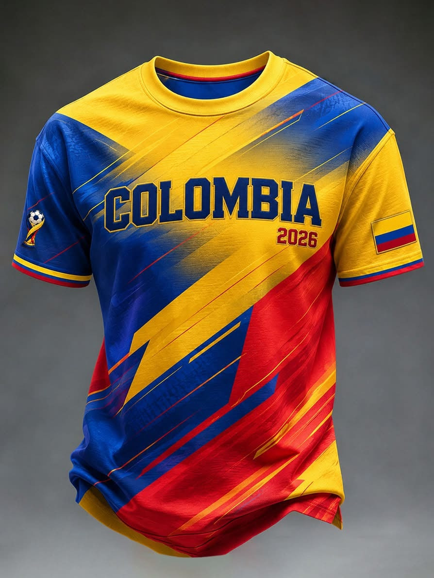 Colombian Soccer World Cup 2026 Shirt Game Day Merch Gift For Football Fans – Blissandwear